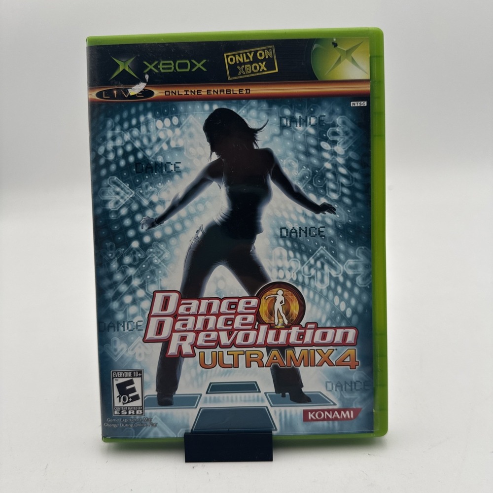 Dance Dance Revolution UltraMix 4 - Microsoft Xbox -‎ Complete In Box CIB